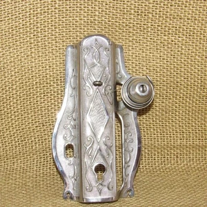 Antique / Vintage Sewing Machine Scroll Plate with Tension Assembly ~ Used ~ #1 - Picture 1 of 9