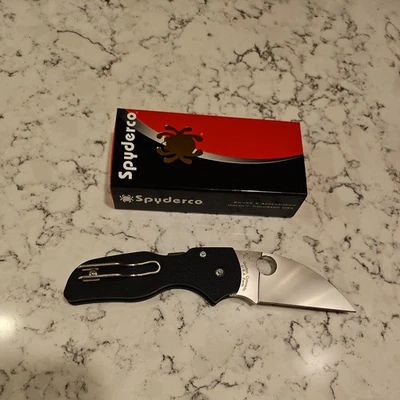 Spyderco Lil' Native Wharncliffe Knife C230GPWC S30V Blade G-10 Unused condition - Image 1 of 4