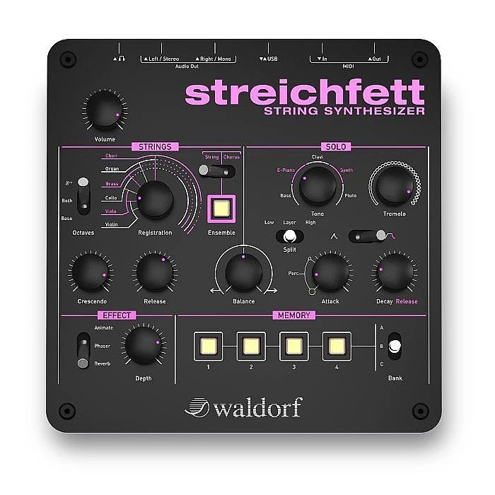 Waldorf Streichfett Polyphonic String Desktop Synthesiser - Image 1 of 1