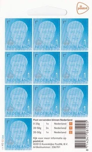 Nederland Postfris 2025 MNH velletje - Hangblokje Koning Willem Alexander - Bild 1 von 1
