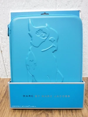 Marc By Marc Jacobs Painted Teal Color Zip Around 8"X10" I pad Case ~New~ - Image 1 of 4