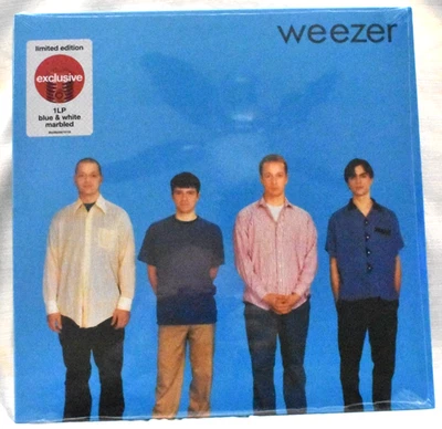 WEEZER - BLUE ALBUM - EXCLUSIVE EDITION BLUE & WHITE MARBLE VINYL - NEW SEALED - Image 1 of 3