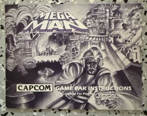 Nintendo NES Mega Man 1 One Instruction Manual Booklet 1987 Capcom - Picture 1 of 9