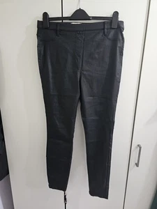 Leather Look Leggings Next Pull On Size 16R - Picture 1 of 4