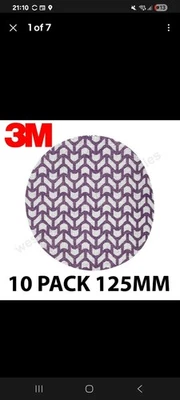 3M Xtract Cubitron II 2 125MM Sanding Disc Paper Discs - 10 Pack 240 Grit