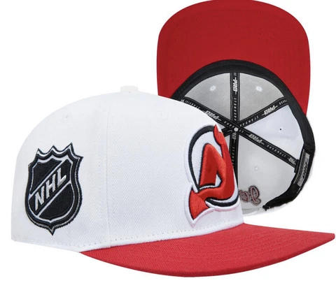 NEW JERSEY DEVILS CLASSIC LOGO WOOL SNAPBACK HAT Pro Standard Cover