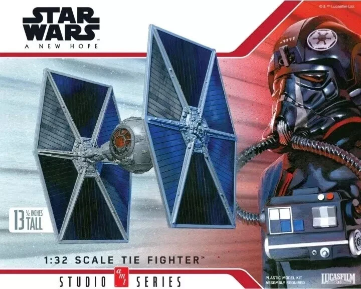 AMT 1/32 Star Wars: A New Hope TIE Fighter Plastic Model Kit - Image 1 of 1