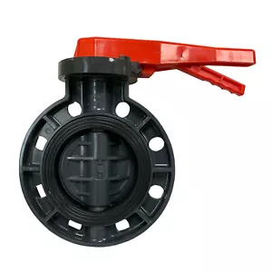 New Sch 80 PVC 4 Inch Butterfly Valve Locking Handle Butterfly Valve New PVC - Picture 1 of 9