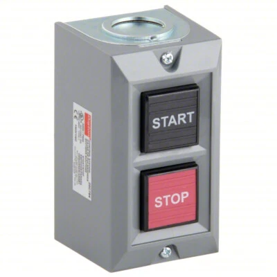 Estación de control de botón pulsador Dayton 20C794 - 1No/1Nc - 25 mm Foto 1 de 4