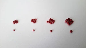 Metallic Red Cyclops Tungsten Bead Heads (2.3mm, 2.7mm, 3.2mm or 3.8mm) - Bild 1 von 5