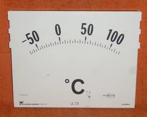 Leybold Heraeus Didactic Gossen Wechselskala f. Groß Messgerät 0-100 / 0-1000 ° - Picture 1 of 2