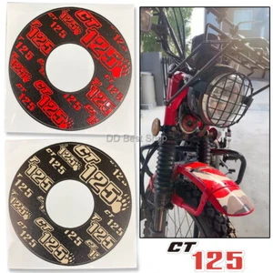 Custom Sticker Logo Emblem Horn Cover Jap Honda CT125 Trail For Hunter Cub 2020+ - Picture 1 of 7