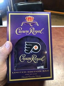 Crown Royal Edizione Limitata Philadelphia Flyers Borsa e Scatola Senza Bottiglia Hockey 750 - Foto 1 di 5