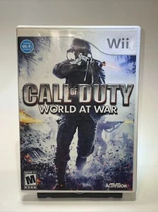 Call of Duty: World at War Nintendo Wii Disc & Case No Manual Tested Working - Picture 1 of 8