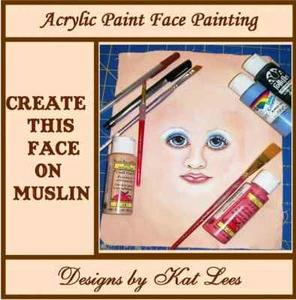 "Painting the Face Using Acrylics" CD Class Tutorial by Kat Lees - Picture 1 of 5