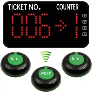 Take a Number Wireless Queue Management System Ticket Number Waiting System - Picture 1 of 6