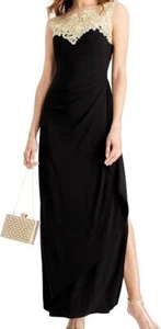 Alex Evenings Spaltenkleid mit Herzausschnitt Illusionsausschnitt Gr. 14 NEU Neu mit Etikett AE2 - Bild 1 von 5