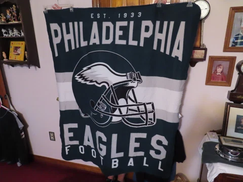Philadelphia Eagles NFL Sports Blanket Throw Cover