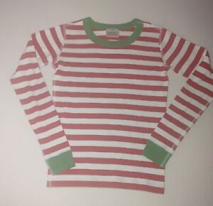Hanna Andersson Long Sleeve Striped Pajama Top Size 12 (150) Unisex Boy Girl
