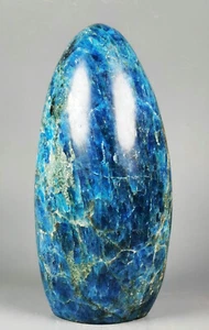 Natural Blue Apatite Standup Quartz Crystal Mineral Healing - Picture 1 of 12