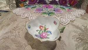 Herend Prime Rose Porcelain Leaf Dish 680 AOG Hungary - Picture 1 of 3