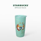 Starbucks Stainless Steel Turquoise Siren & The Earth Tumbler 16Oz.