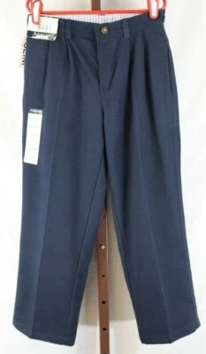 Arrow мальчиков темно-синий морщинистый пятнистый плиссированные брюки размер 8 тонкий новый - Изображение 1 из 4