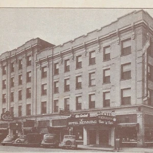Hotel Henning Casper Wyoming - Sepia - Postal PC2319 - Imagen 1 de 3