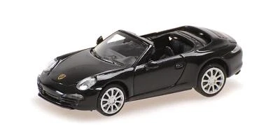 1:87 MINICHAMPS Porsche 911 Cabriolet Black 2013 870068031 - Immagine 1 di 2