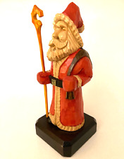 Seltener Weihnachtsmann als Räuchermann, handgeschnitzt, ca. 17 cm hoch, Unikat