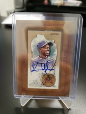 2023 Allen Ginter Kenny Lofton On Card Auto