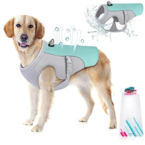 Dog Cooling Vest Breathable Mesh Dog Jacket Summer Cool and Comfortable Dog Coat - Picture 1 of 5