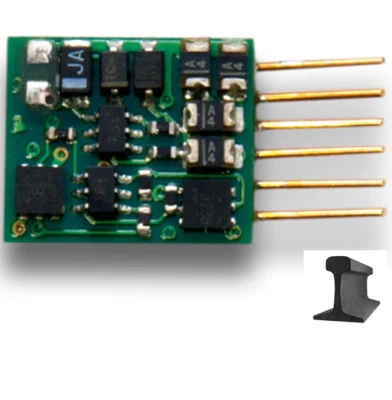 Digitrax DZ126IN ~ New 2025 ~ Z / N / HO Scale DCC Motor Decoder ~ 6 Pin Plug - Image 1 of 2