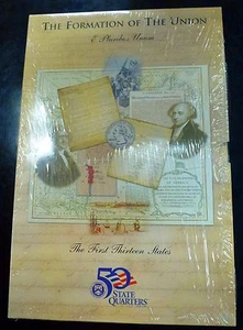 Formation of The Union first 13 STATES P & D 26 quarters in folder - Picture 1 of 1