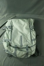 Jordan Brand Large Top Loader Backpack Bag Duffle, Gray Silver #56323