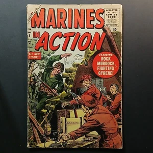 1956 Marines in Action Atlas News Co. Comic #5 "Rock Murdock, Fighting Gyrene!" - Picture 1 of 3