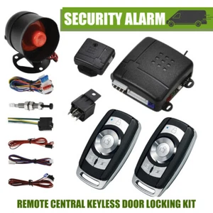 Car Vehicle Alarm Security Keyless System Immobilizer 2 Remote Control Universal - Picture 1 of 12
