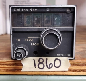 COLLINS VIR-351 NAV 2 P/N 622-2080-011 - Picture 1 of 2