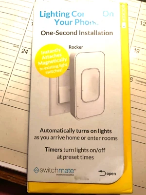 Switchmate Rocker Wireless Smart Switch White RSM001W New in Box - Image 1 of 2