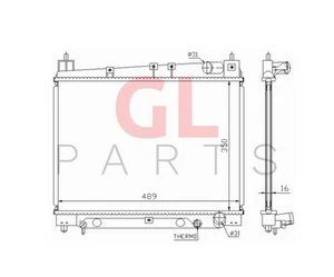 FOR TOYOTA ECHO 2000-2003 Radiator Engine Cooling 1640021080 New - Picture 1 of 5