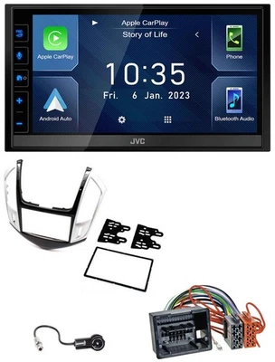 JVC DAB Bluetooth MP3 USB 2DIN Autoradio für Chevrolet Cruze 2011-2016 - Bild 1 von 4