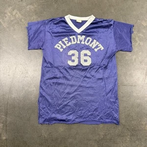 Vintage 70s Piedmont Mesh Football Jersey Shirt Size M - Picture 1 of 8