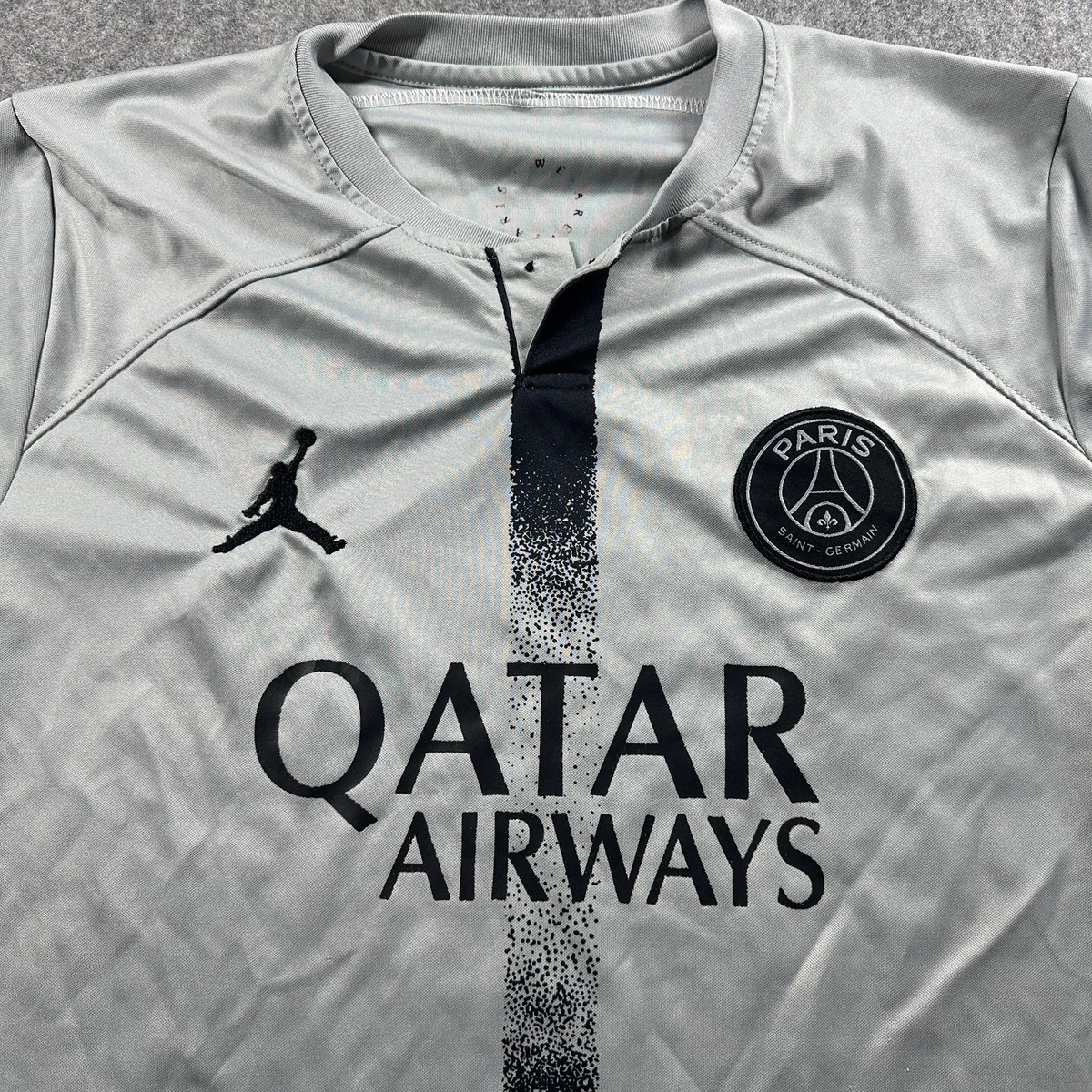 Jordan Paris Saint-Germain シャツ グレー PSG Jordan x Paris Saint-Germain 23/24 Dri-Fit Stadium SS Third Shirt