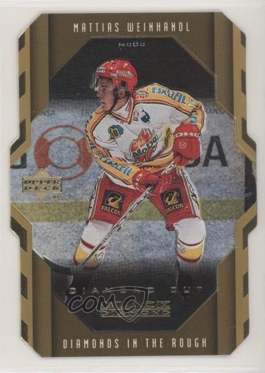 1999 Upper Deck Black Diamond Diamonds in the Rough Cut Mattias Weinhandl #118 - Image 1 of 2