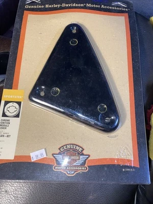 Хромированная крышка модуля зажигания Harley Davidson Sportster 66328-82T - Изображение 1 из 4