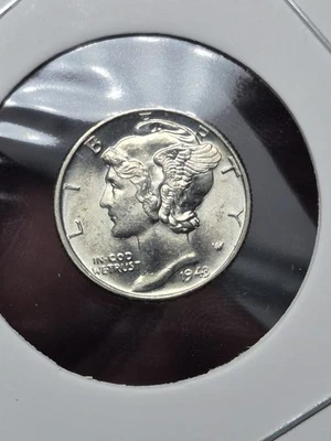 1943 Mercury Dime Full Split Bands - Image 1 of 2