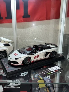 MR Collection 1:18 Lamborghini Aventador SVJ 63 Roadster Balloon White L.E 63pcs - Picture 1 of 9