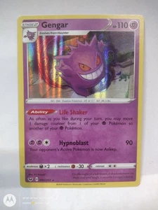 Gengar 85/202 Pokemon Espada y Escudo Base Set 2020 Como Nuevo Holo Raro - Imagen 1 de 2