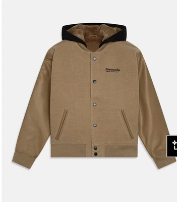 Chaqueta entre temporada Abercrombie & Fitch en Mocha talla 14/16  Foto 1 de 4