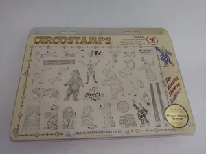 Vintage Rubber Stamp " Circus Stamps Set No 2" New - Picture 1 of 4